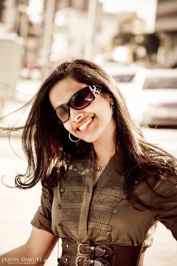 Warm candid portrait capturing a genuine smile