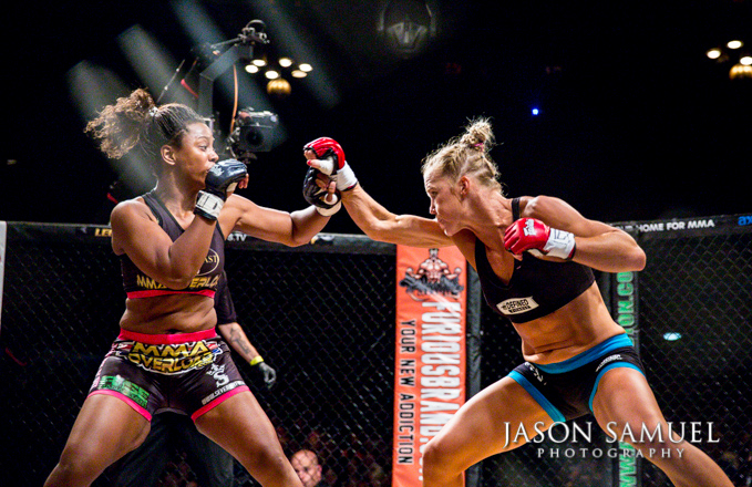 Body shot landed during Legacy Fighting Championship 21