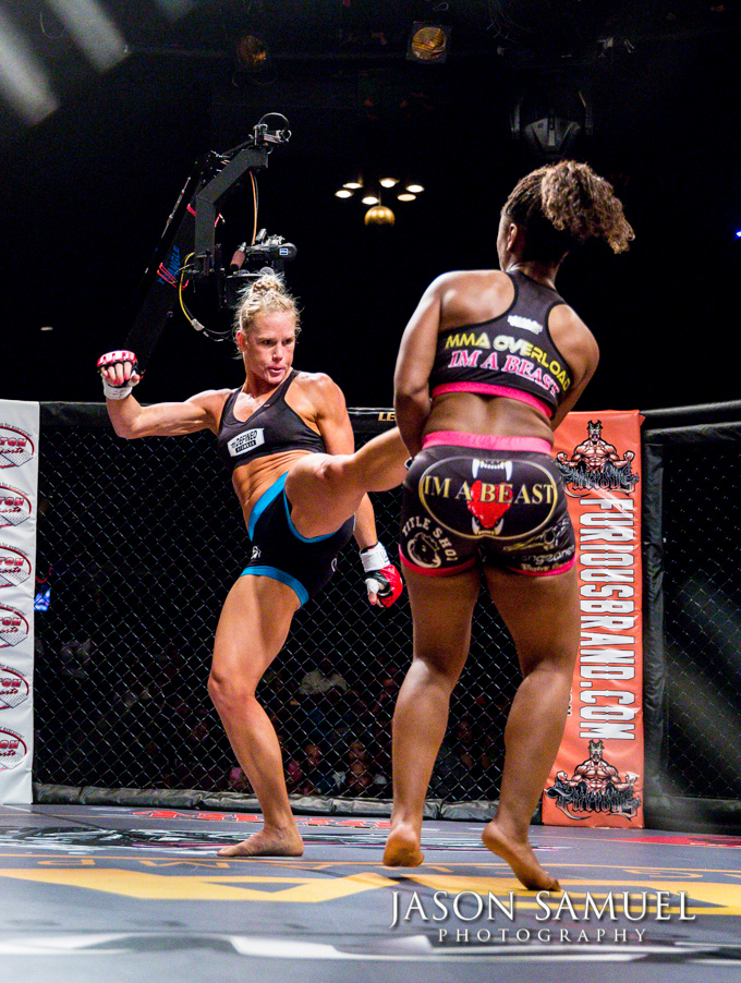 Fighter walking out to the cage at Legacy Fighting Championship 21