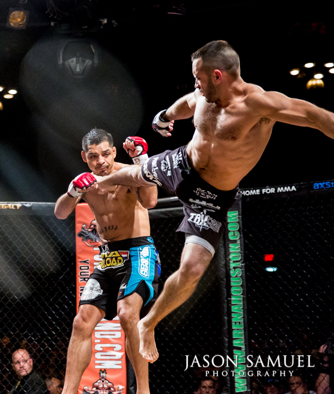 Title fight action at Legacy FC 21 Bantamweight Championship