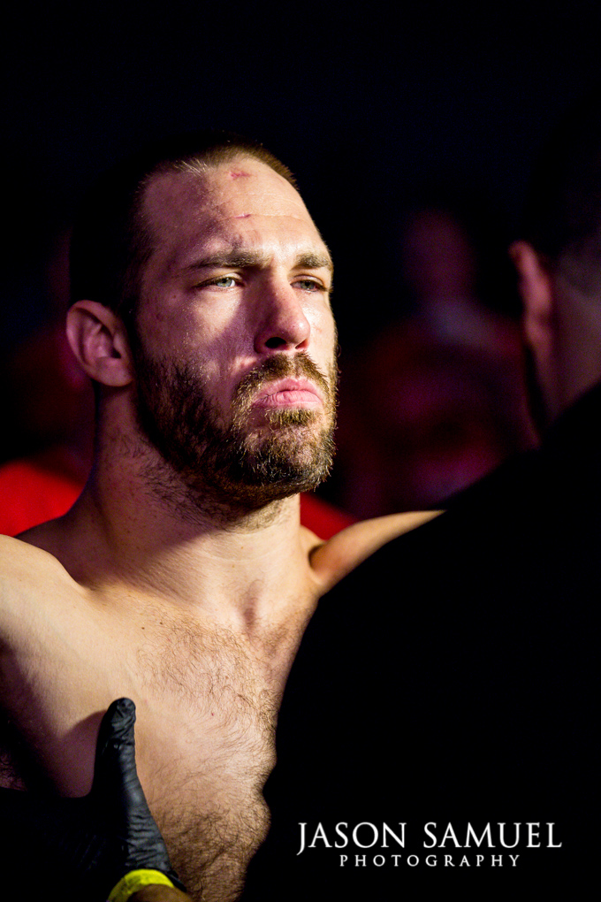 Fighter with championship belt at Legacy Fighting Championship 21