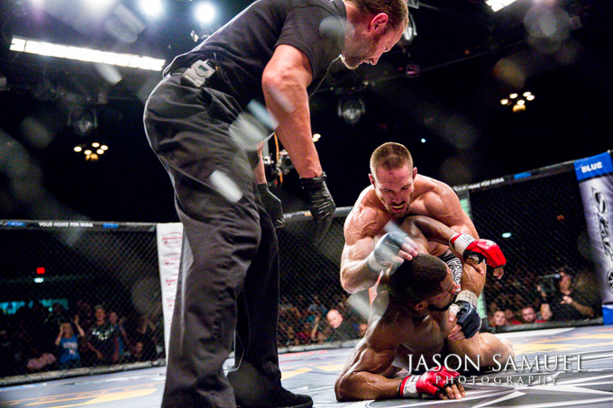Main event action at Legacy Fighting Championship 21