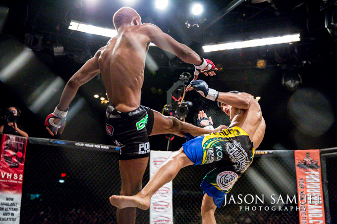 Submission attempt from guard position at Legacy FC 21